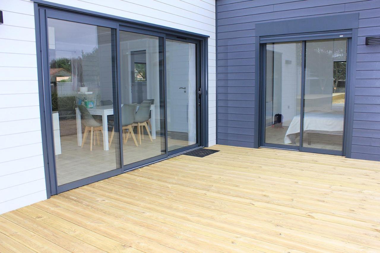 Chalet Pour 6, Domaine Avec Piscine Saint-Hilaire-de-Riez Exteriör bild